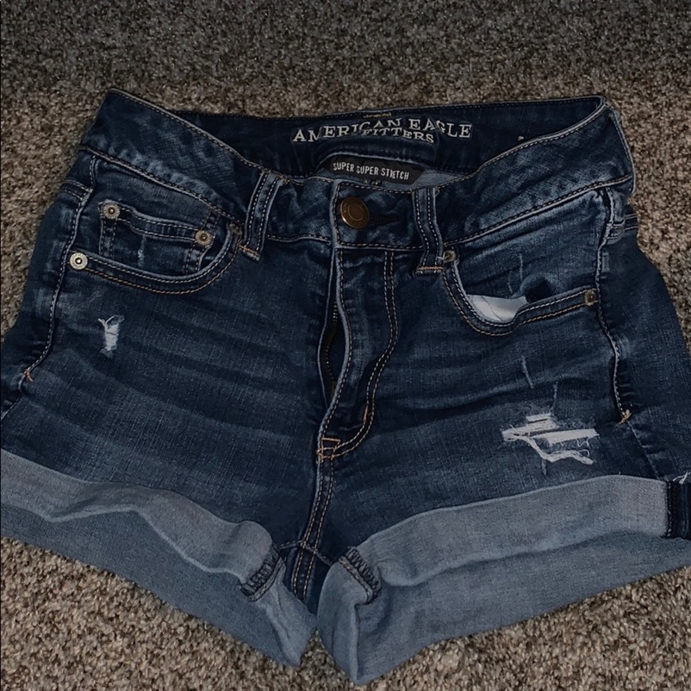 High rise american eagle shorts